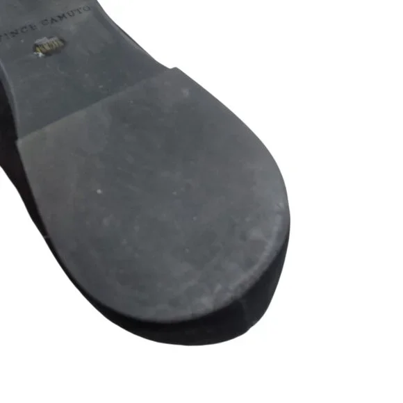 Vince Camuto Black Suede Womens Slip-On Loafers Shoes Size 9.5M VV Ramore - Picture 5 of 14